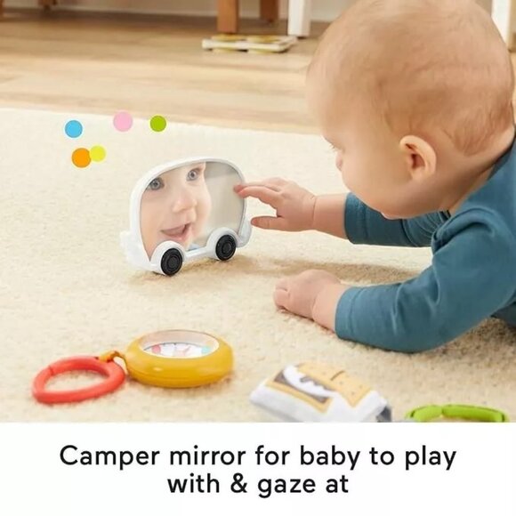 Fisher-Price S'more Fun Camping Gift Set, 3 outdoor-themed baby toys teether - Picture 5 of 6